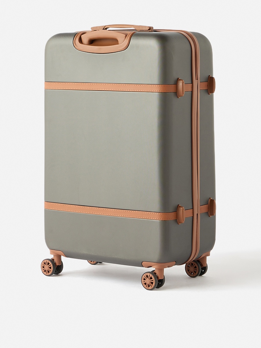 Textured Hardcase Trolley Bag with Retractable Handle