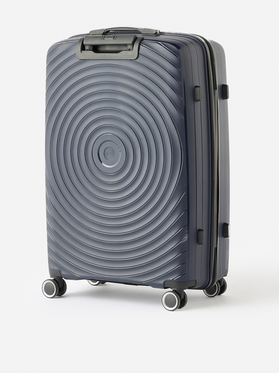 Textured Hardcase Trolley Bag with Retractable Handle