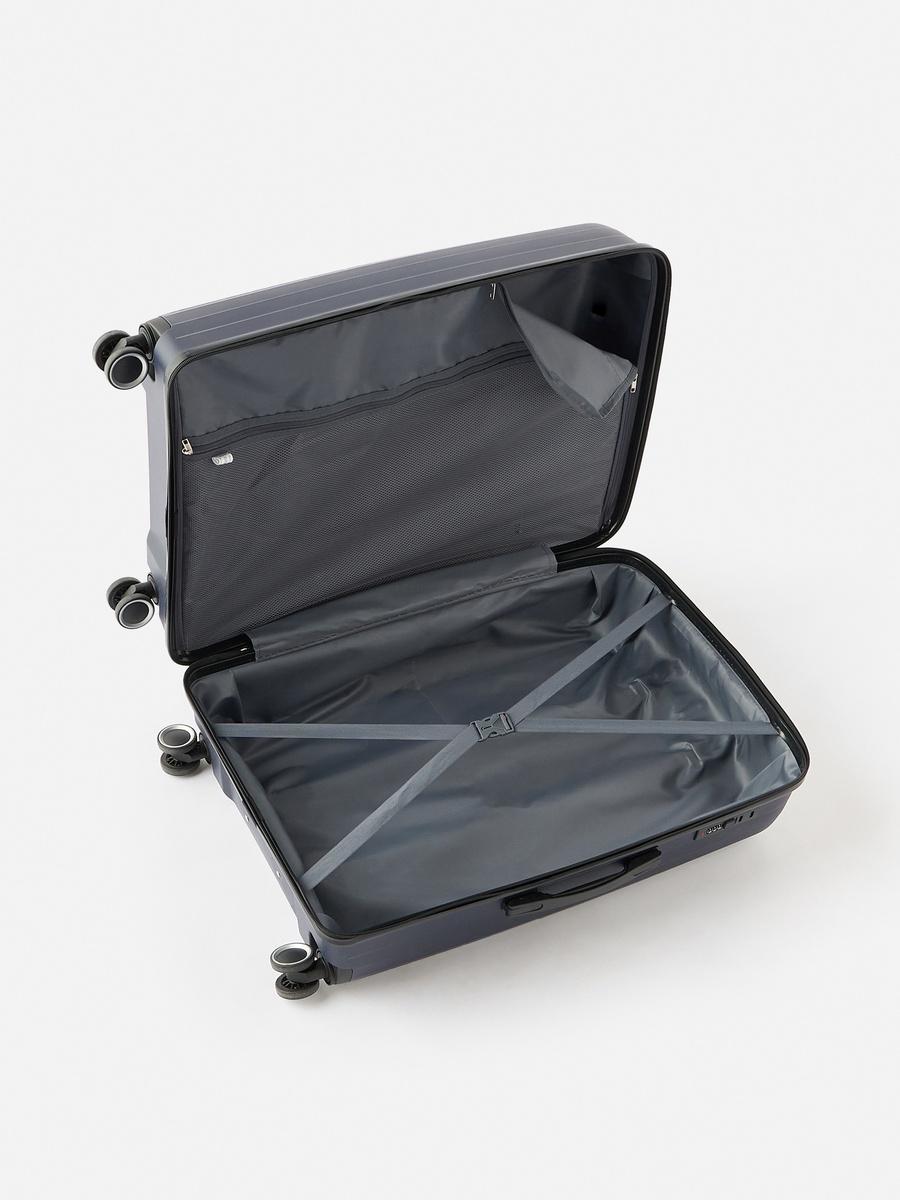 Textured Hardcase Trolley Bag with Retractable Handle
