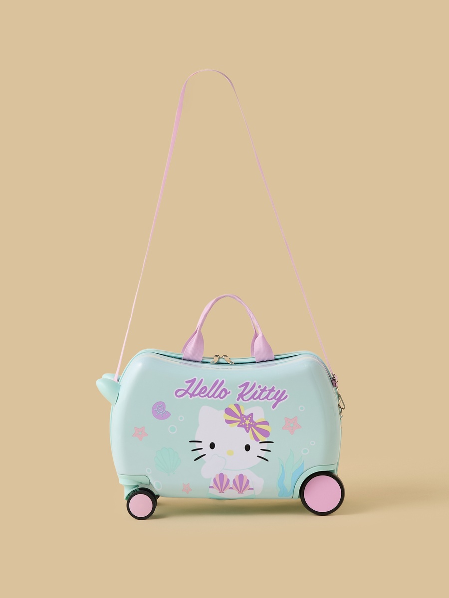 Hello Kitty Print Hardcase Trolley Bag with Double Handles