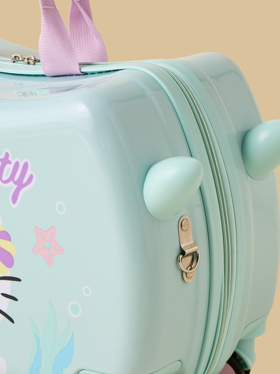 Hello Kitty Print Hardcase Trolley Bag with Double Handles