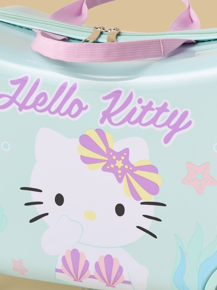 Hello Kitty Print Hardcase Trolley Bag with Double Handles