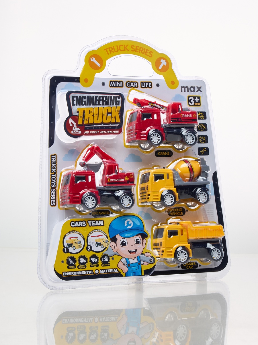 Assorted Toy Truck Playset