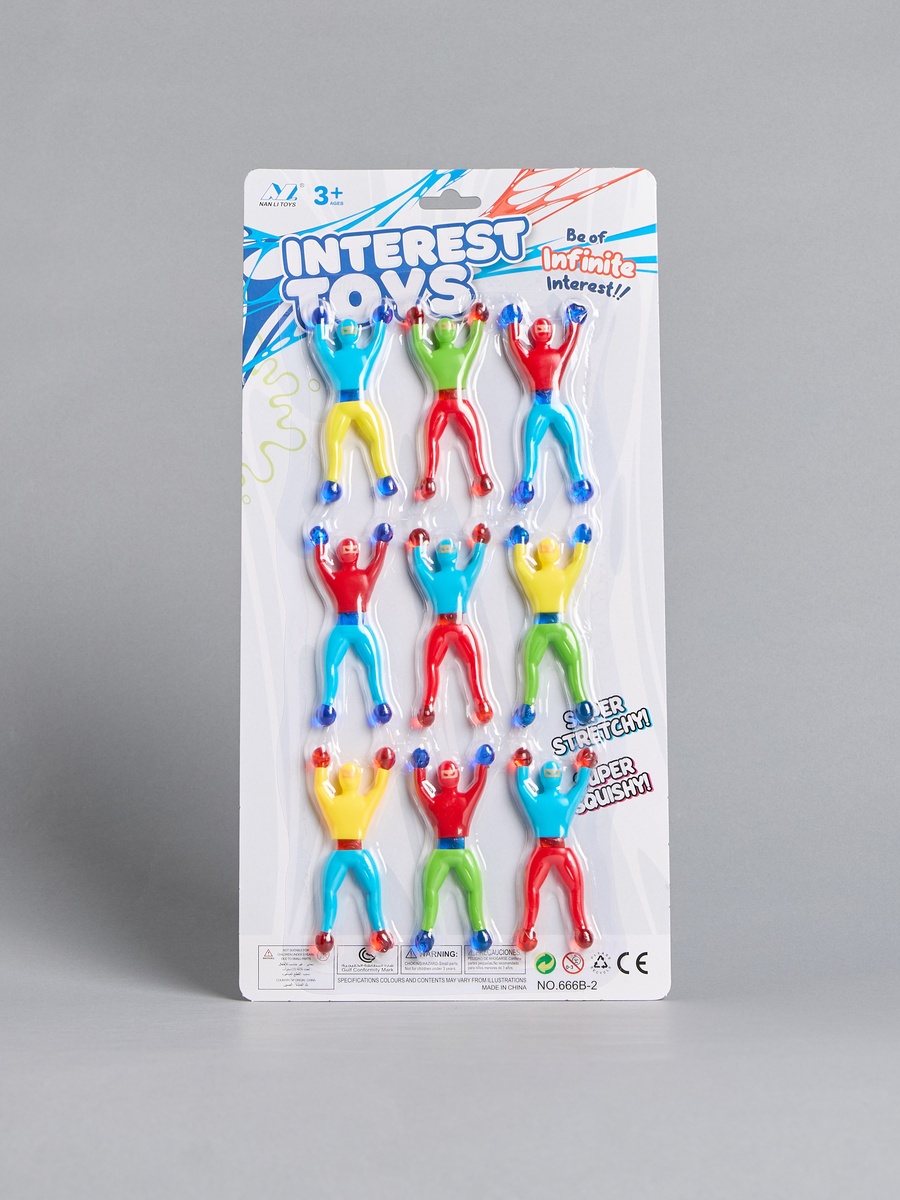 Pack of 9 - Sticky Toy