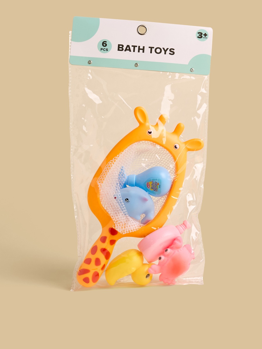 Assorted 6-Piece Bath Toy Set