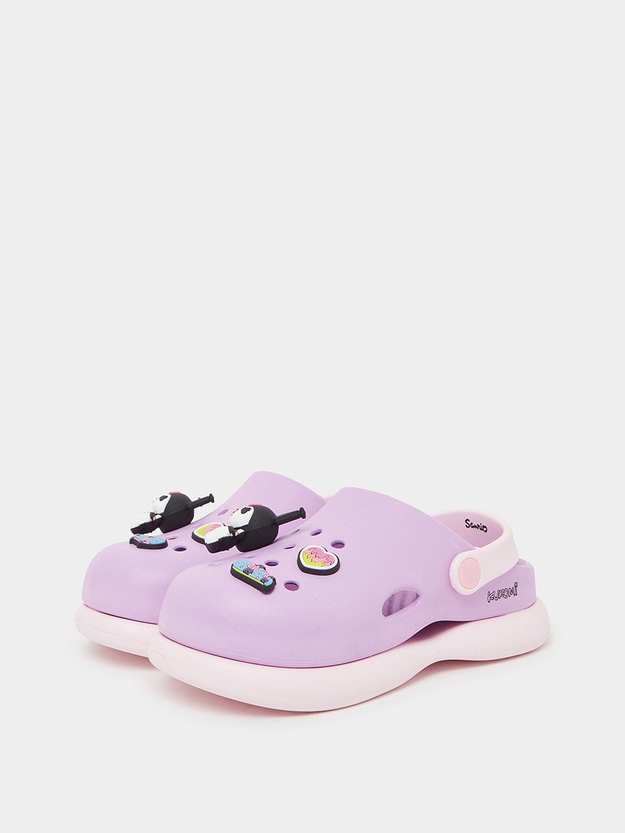 Girls Kuromi Clogs with Charms