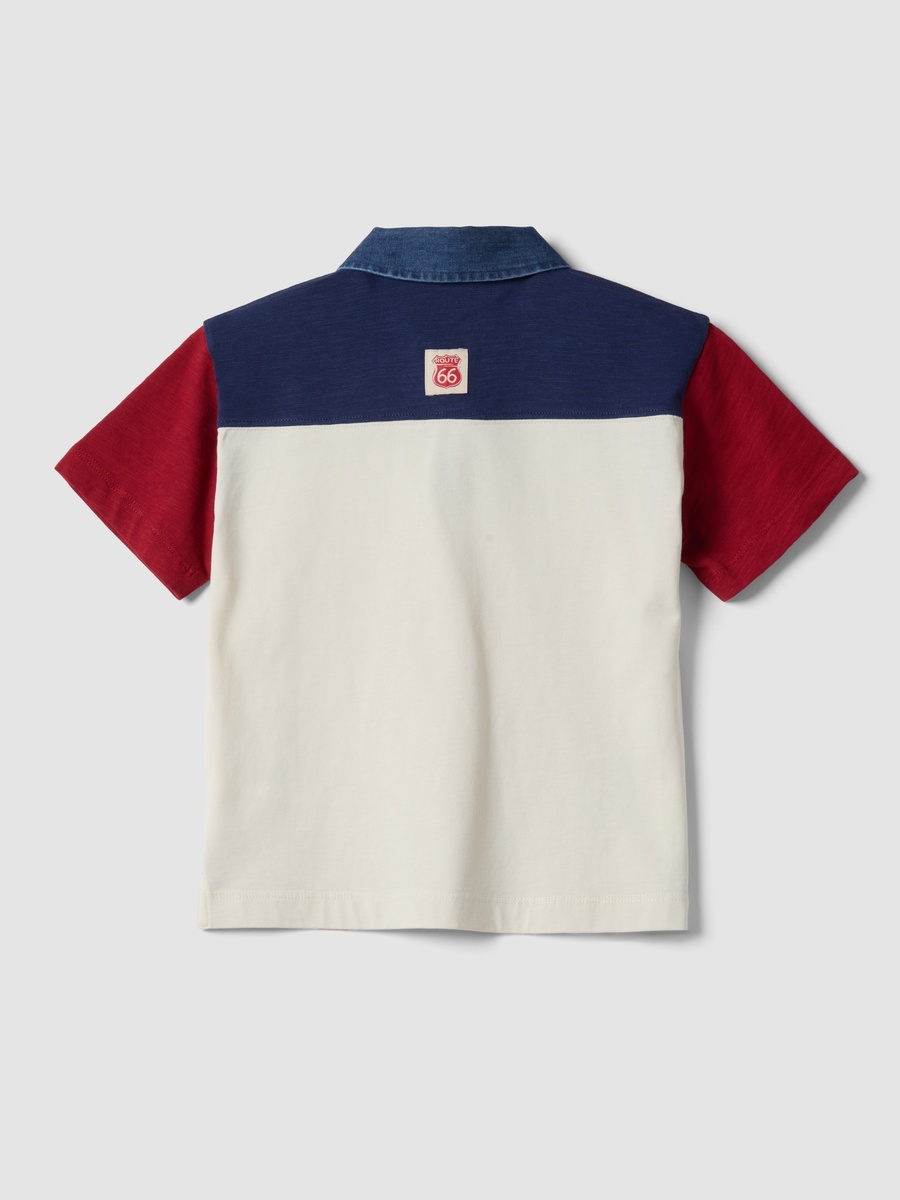 Kids Pure Cotton Oversized Polo