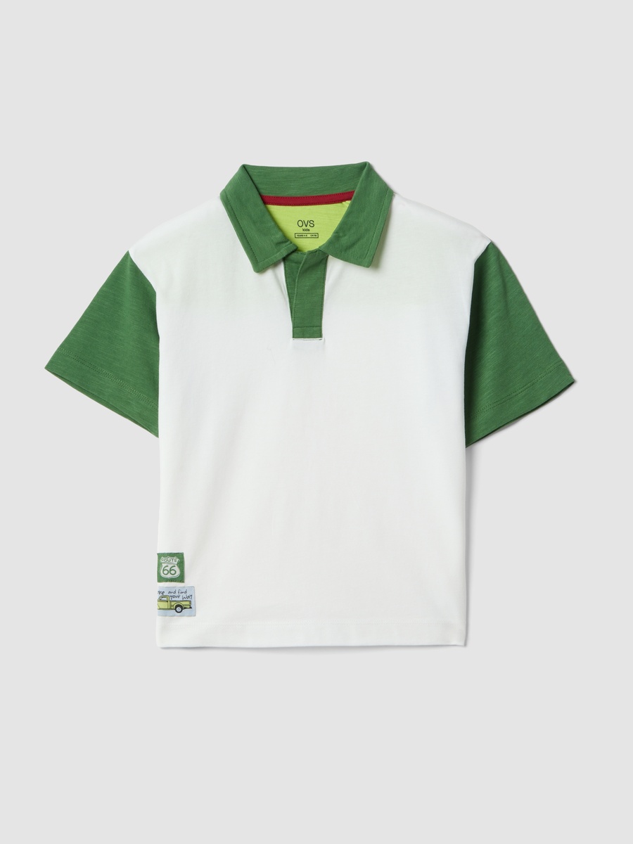 Kids Pure Cotton Oversized Polo