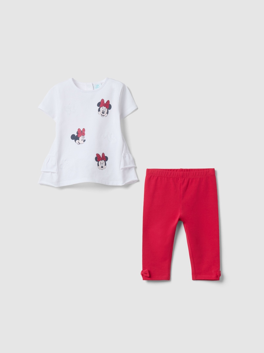 Girls Stretch Cotton Top and Trousers Set