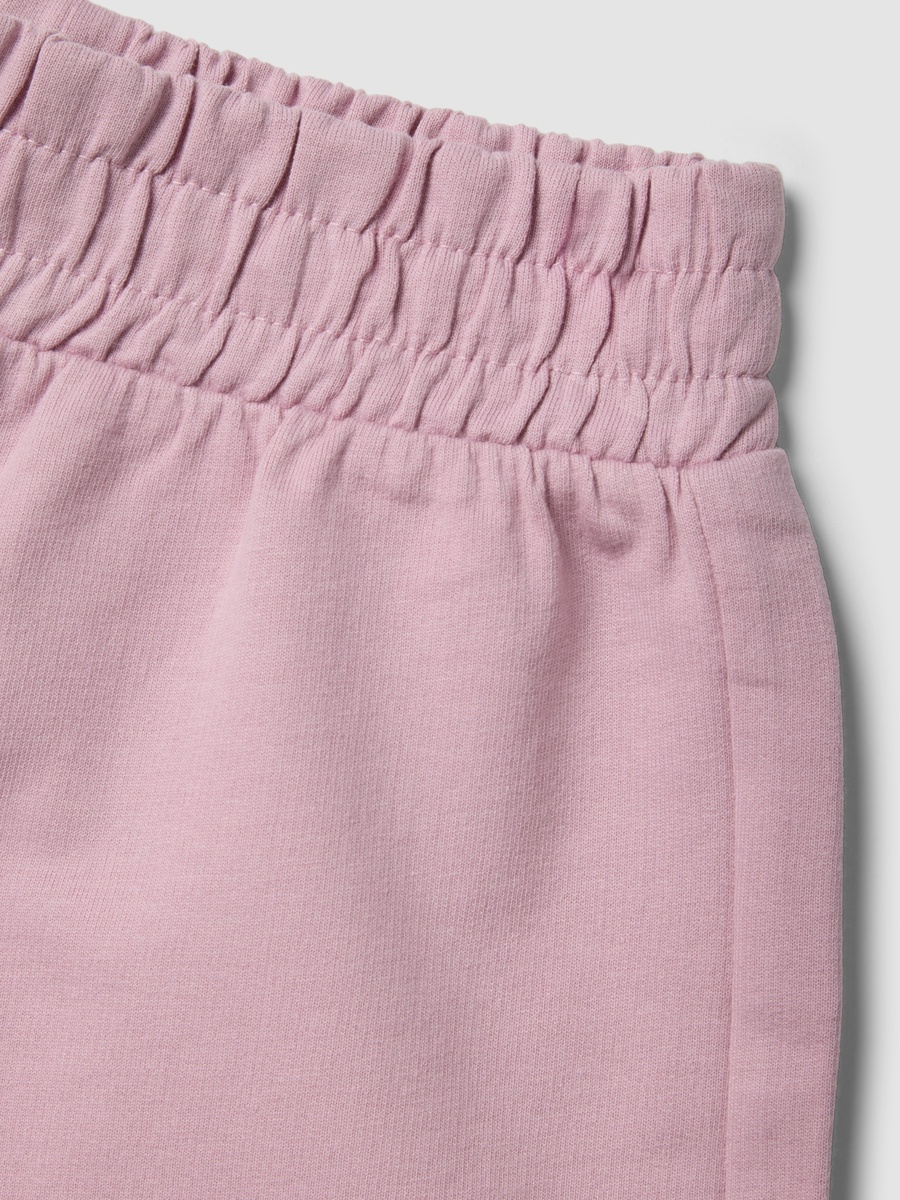 Girls Pink Pure Cotton Shorts
