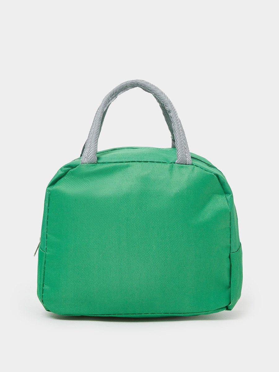 Boys Green Graphic Print Lunch Bag