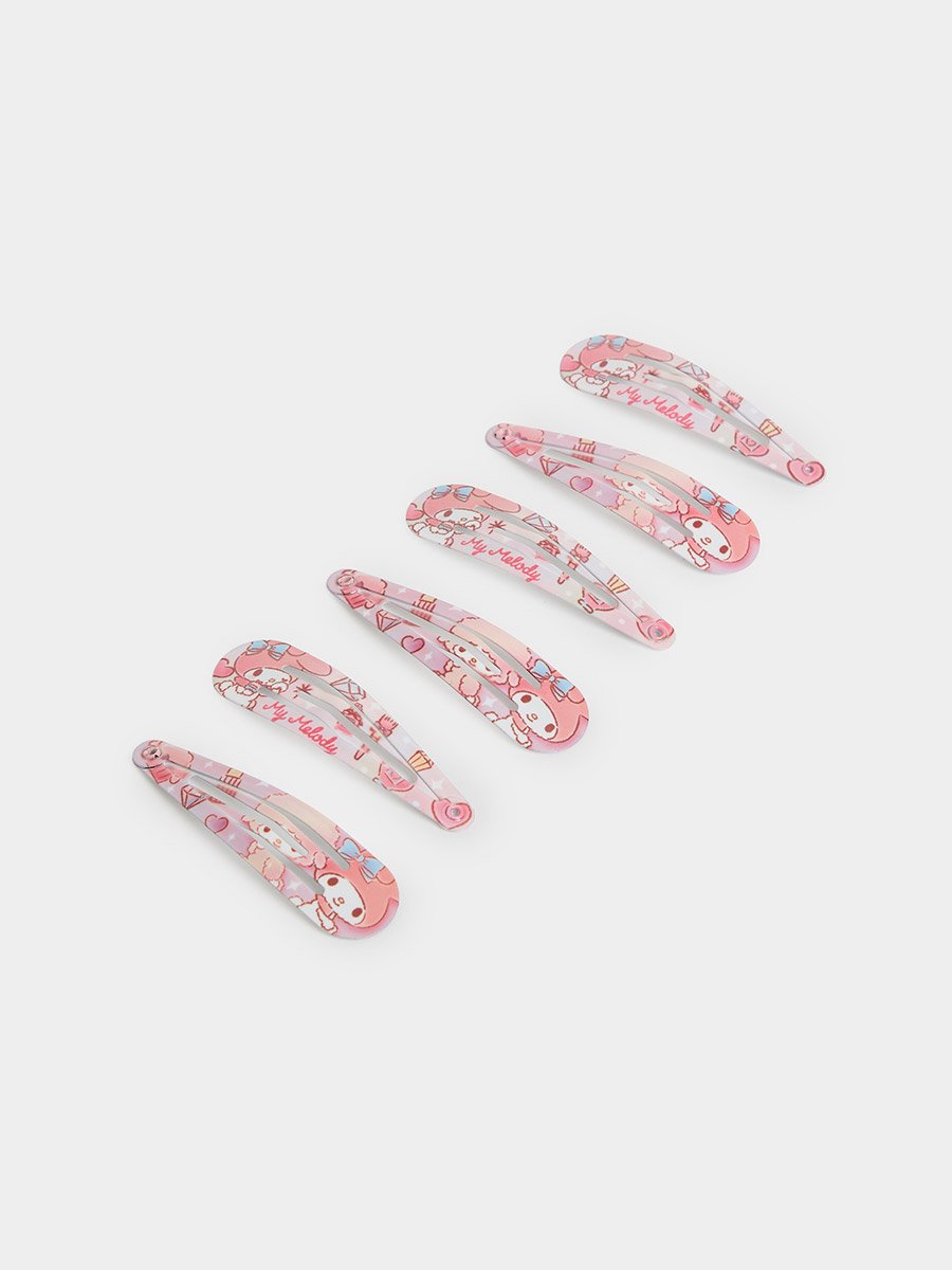 Set of 6 - My Melody Snap Clips