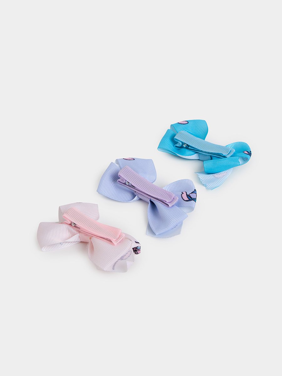 Set of 3 - Lilo And Stitch Bow Clips