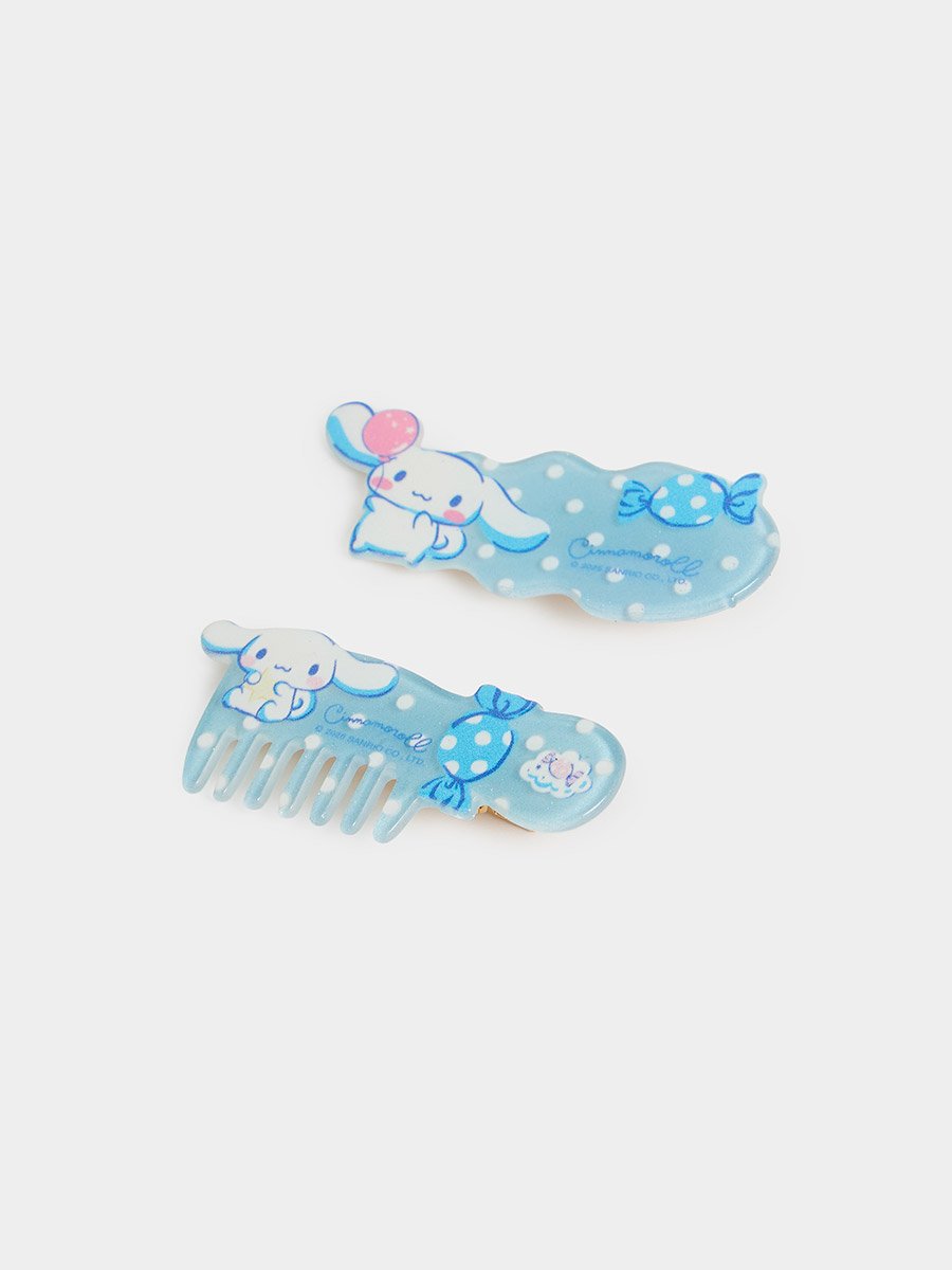Set of 2 - Cinnamon Roll Acrylic Hair Clips
