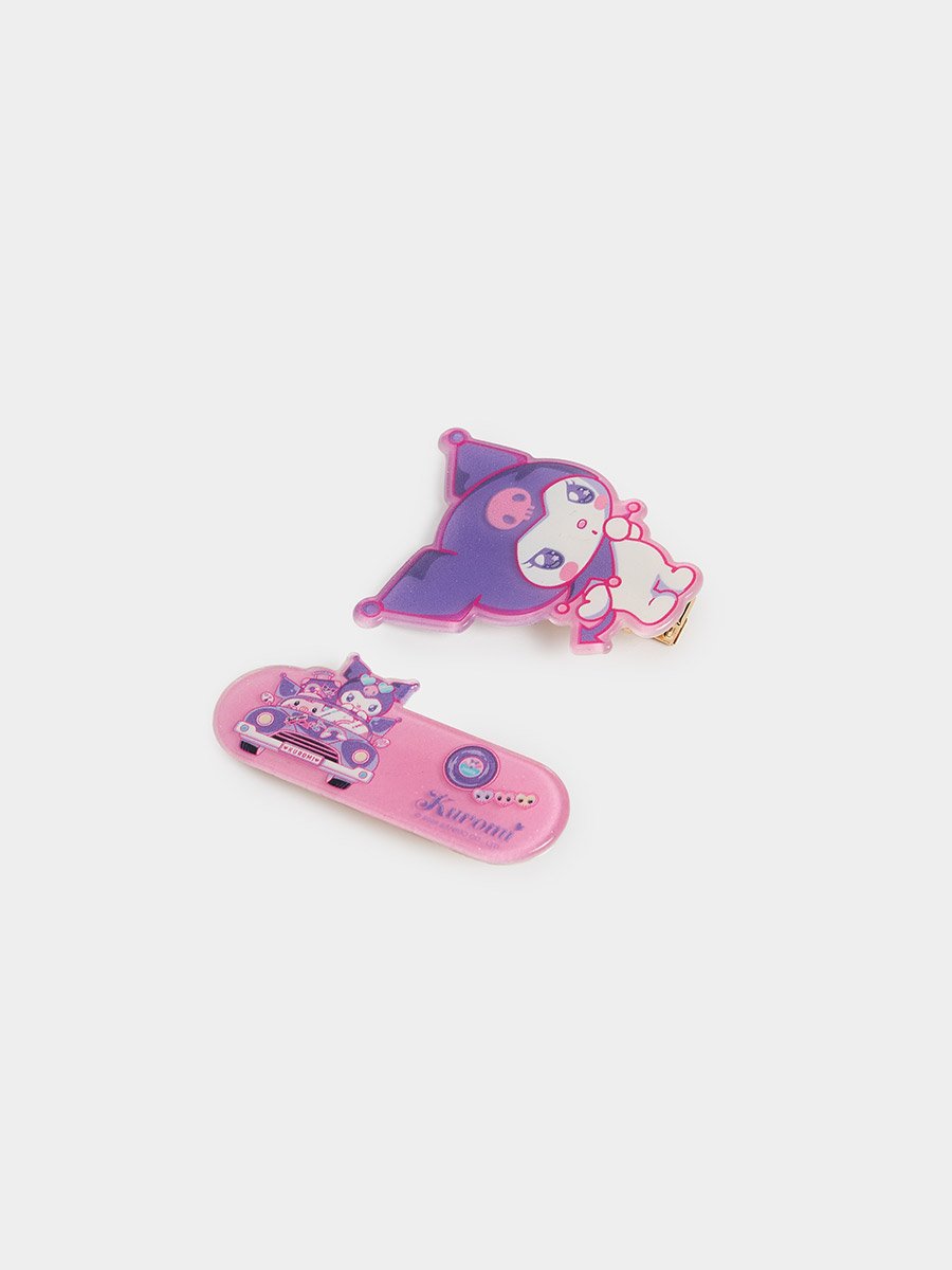 Set of 2 - Kuromi Acrylic Clips