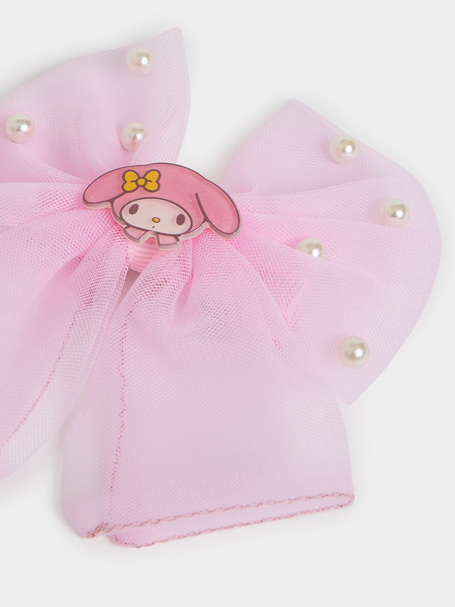 My Melody Fancy Long Bow Clip