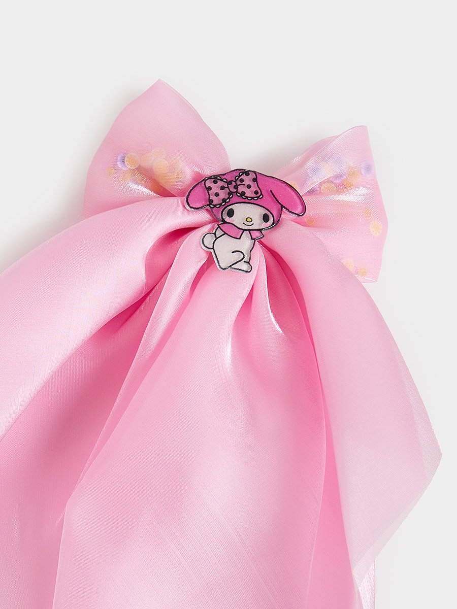 My Melody Fancy Long Bow Clip