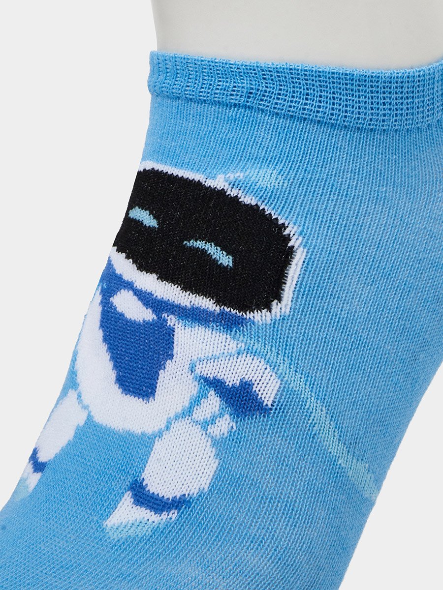 Boys Set of 3 - Astrobots Ankle Socks