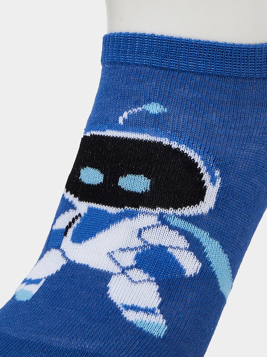 Boys Set of 3 - Astrobots Ankle Socks