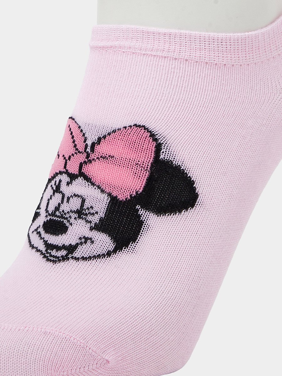 Girls Set of 3 - Minnie Mouse Ankle Socks