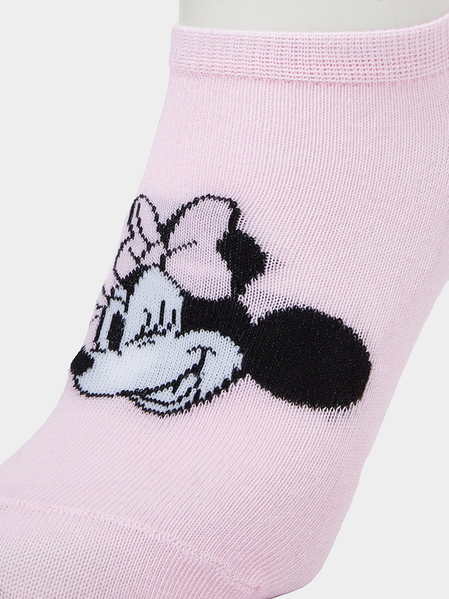 Girls Set of 3 - Minnie Mouse Ankle Socks