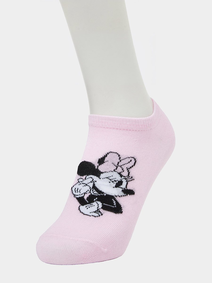 Girls Set of 3 - Minnie Mouse Ankle Socks