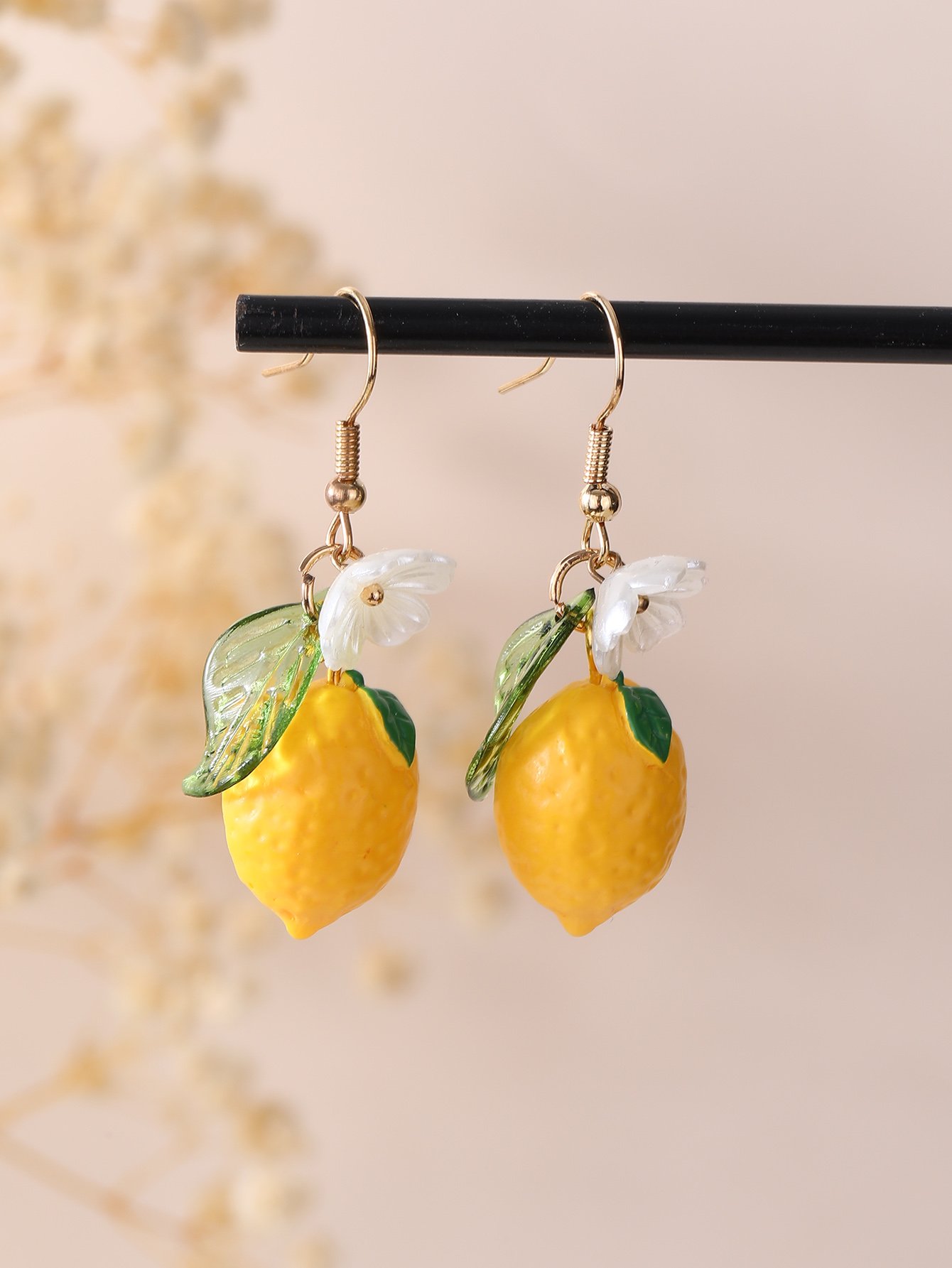 Girls Multi-Color Lemon Drop Dangle Earrings