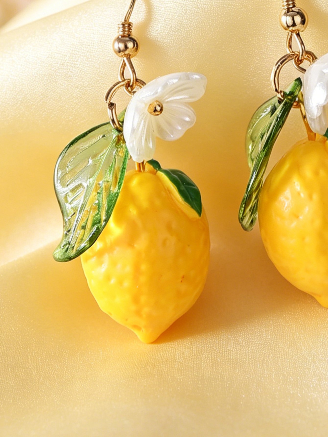 Girls Multi-Color Lemon Drop Dangle Earrings