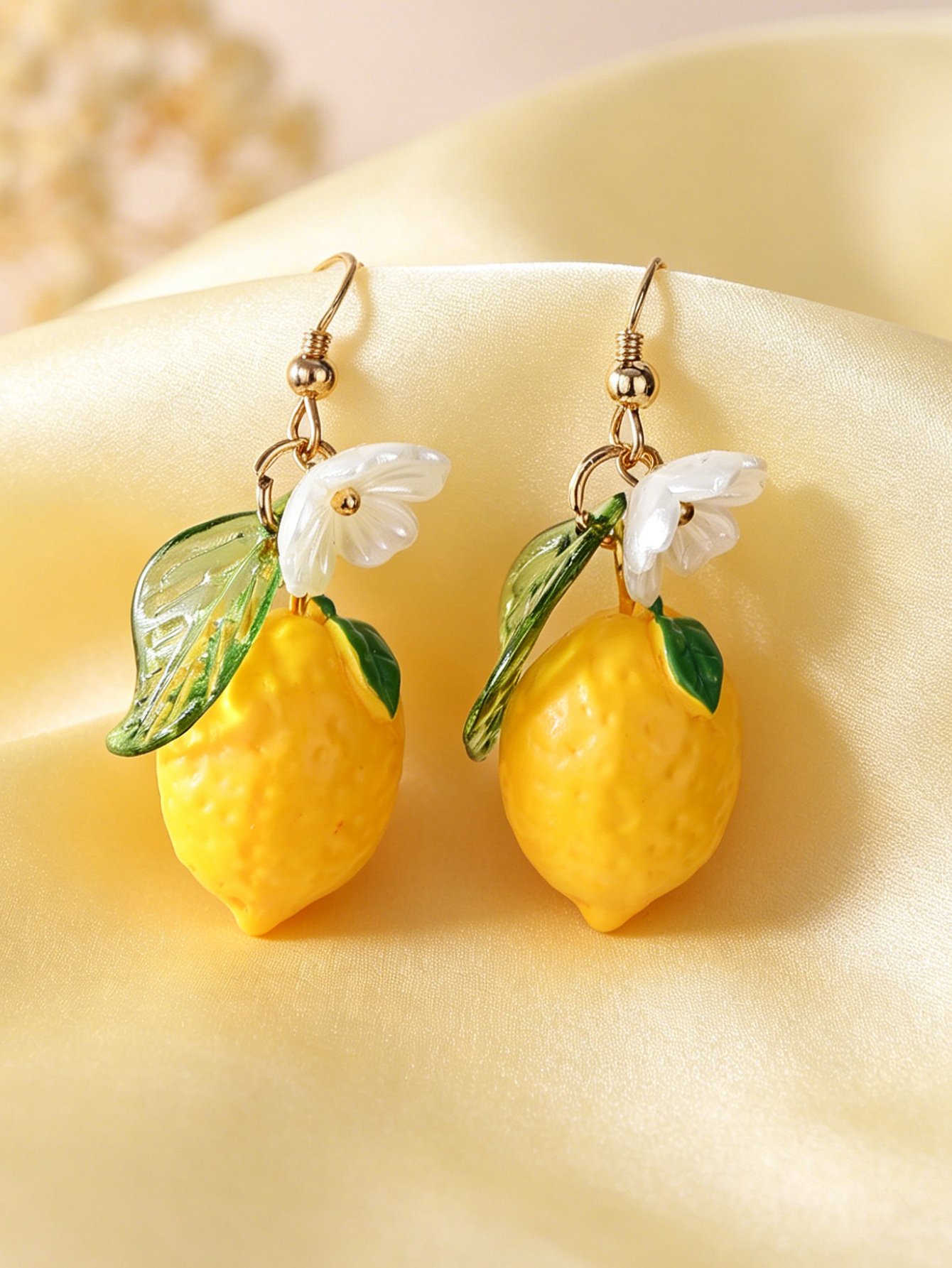 Girls Multi-Color Lemon Drop Dangle Earrings