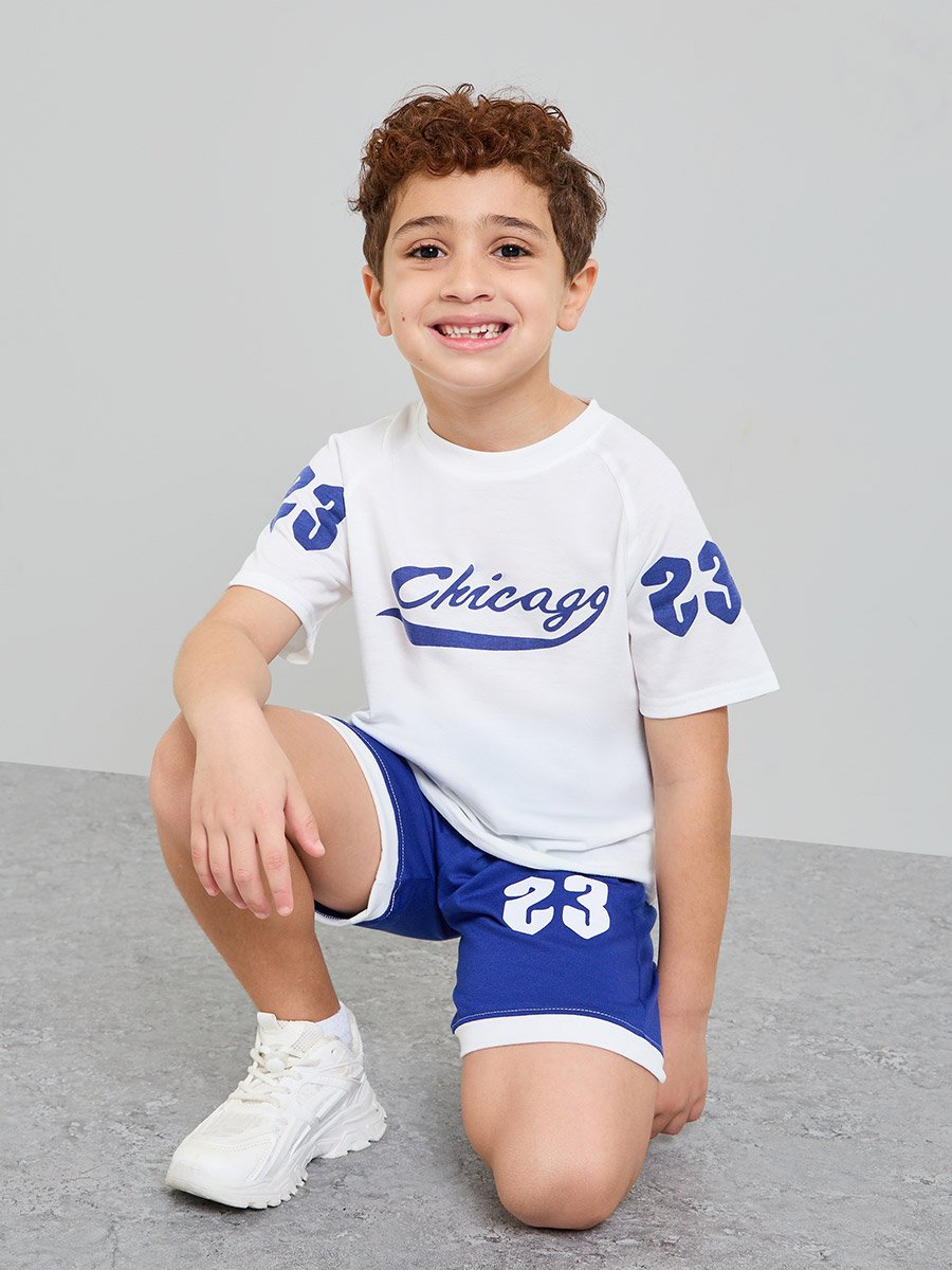 Boys Chicago 23 T-Shirt and Shorts Set