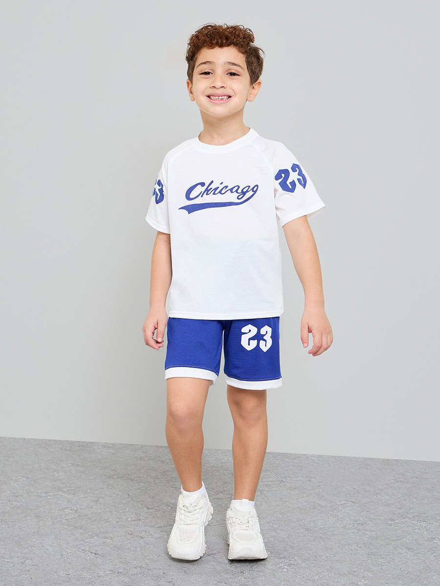 Boys Chicago 23 T-Shirt and Shorts Set