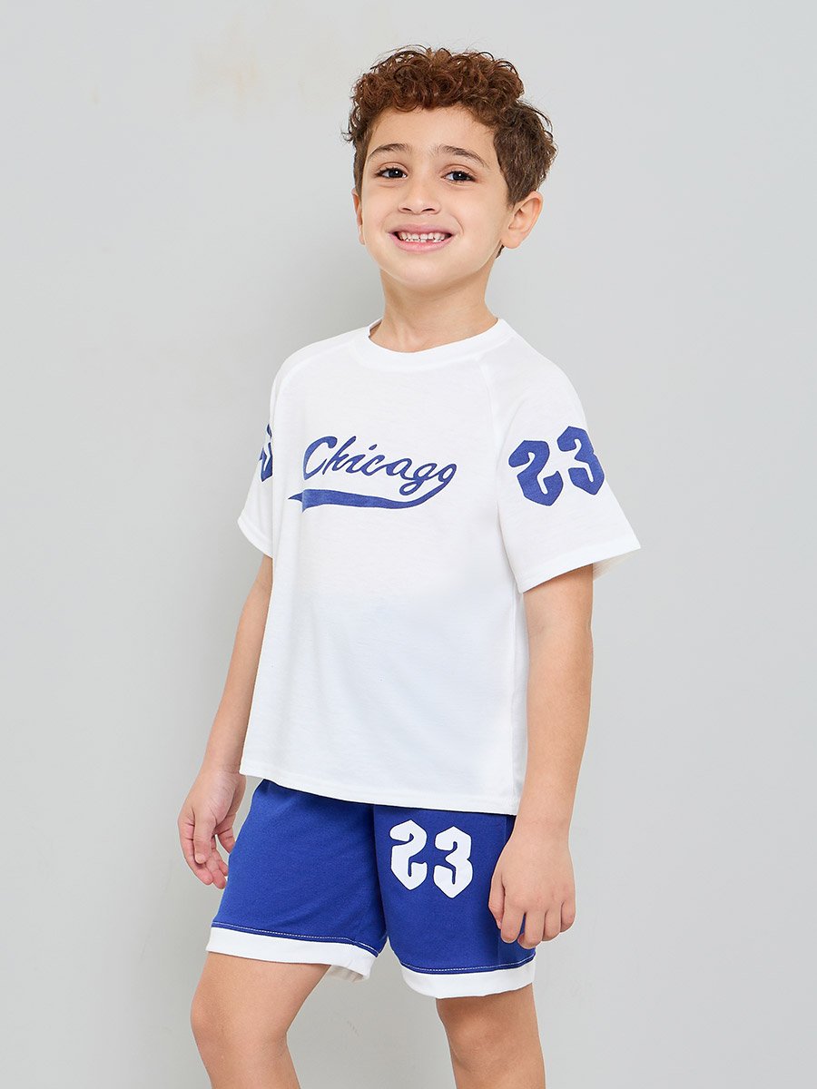 Boys Chicago 23 T-Shirt and Shorts Set