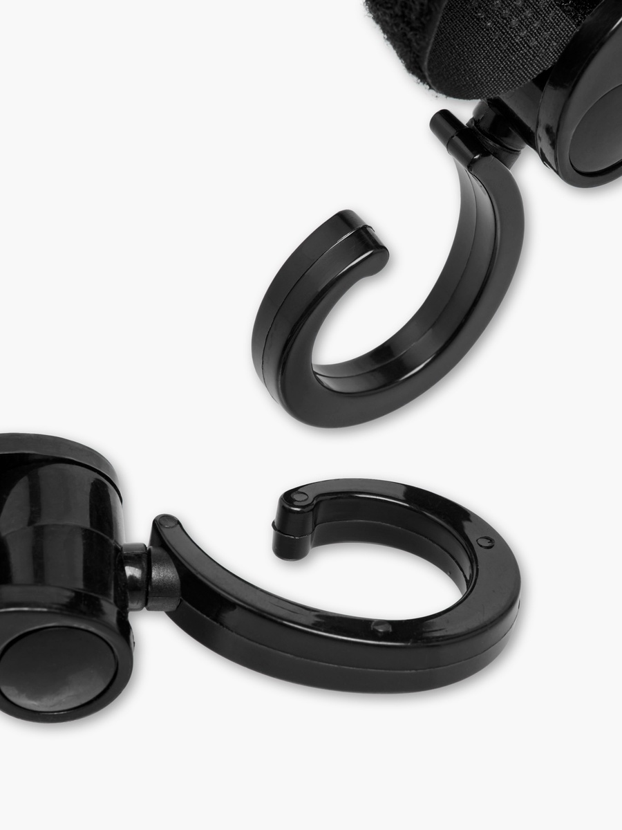 2-Piece Adjustable Rotating Buggy Hooks Set