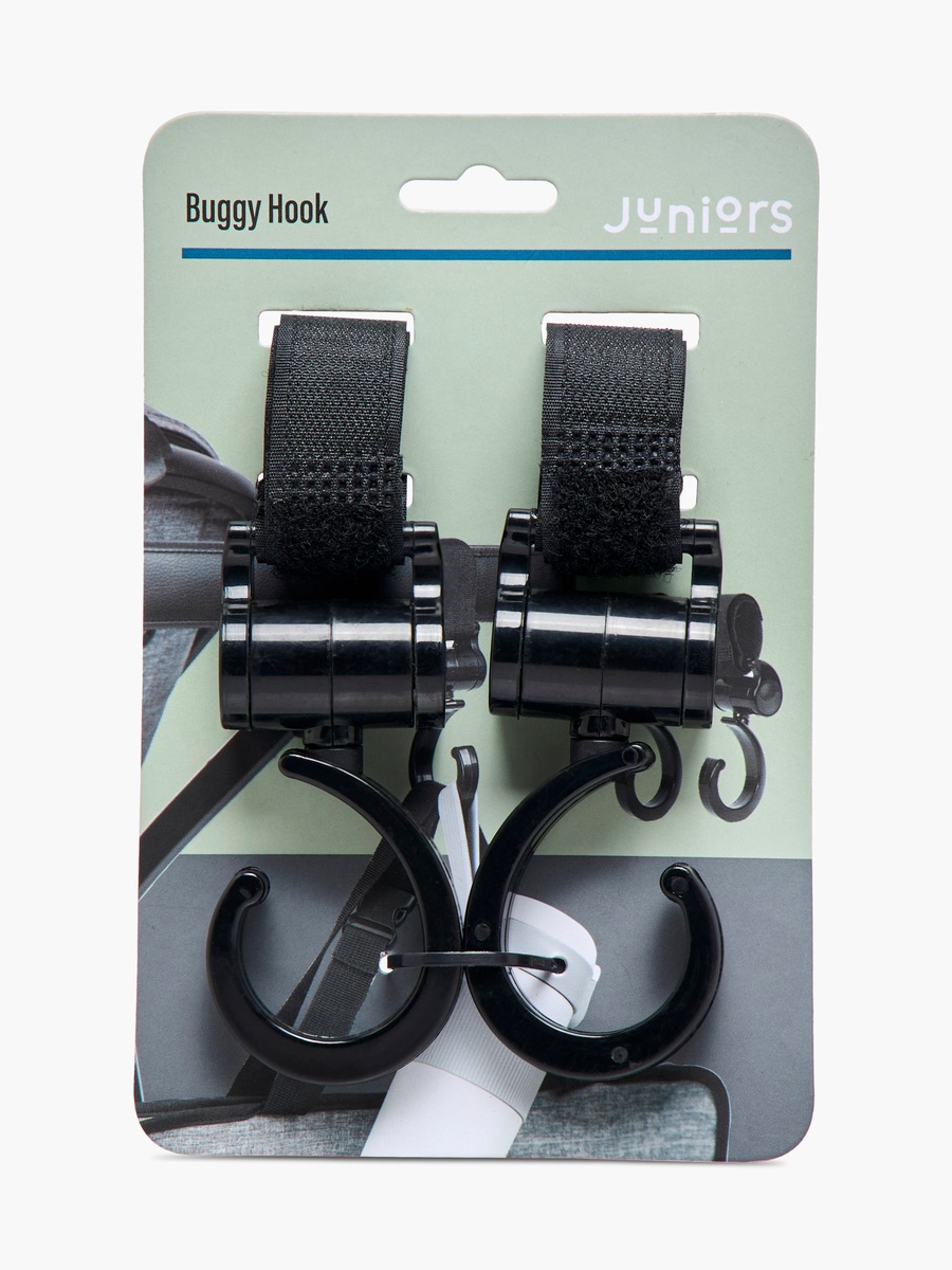 2-Piece Adjustable Rotating Buggy Hooks Set