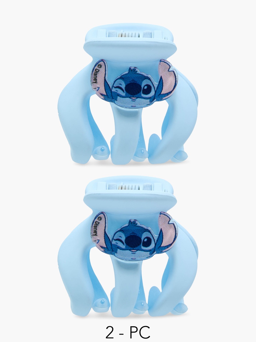 Pack of 2 Hair Clamp with Stitch Accent