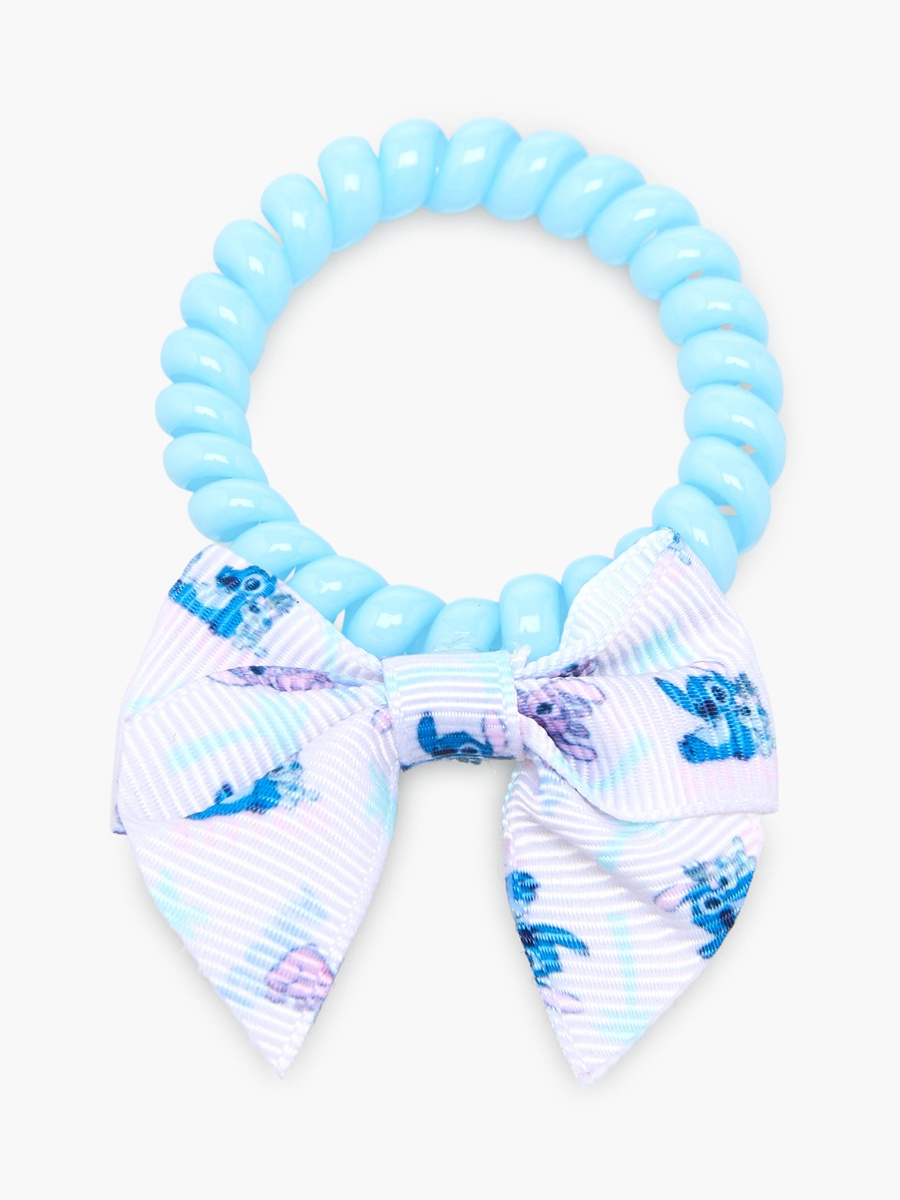 Set of 5 Hair Accessories with Angel and Stitch Print
