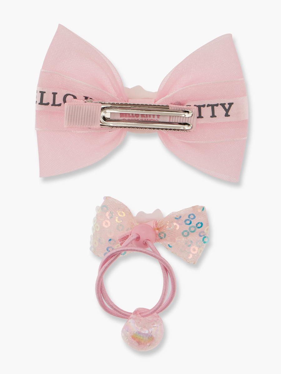 Set of 2 Hello Kitty Hair Accessory with Bow Embellishment