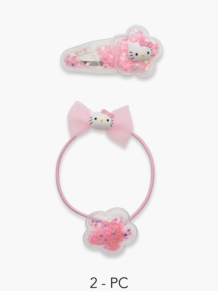 Set of 2 Hello Kitty Hair Accessory with Embellishment