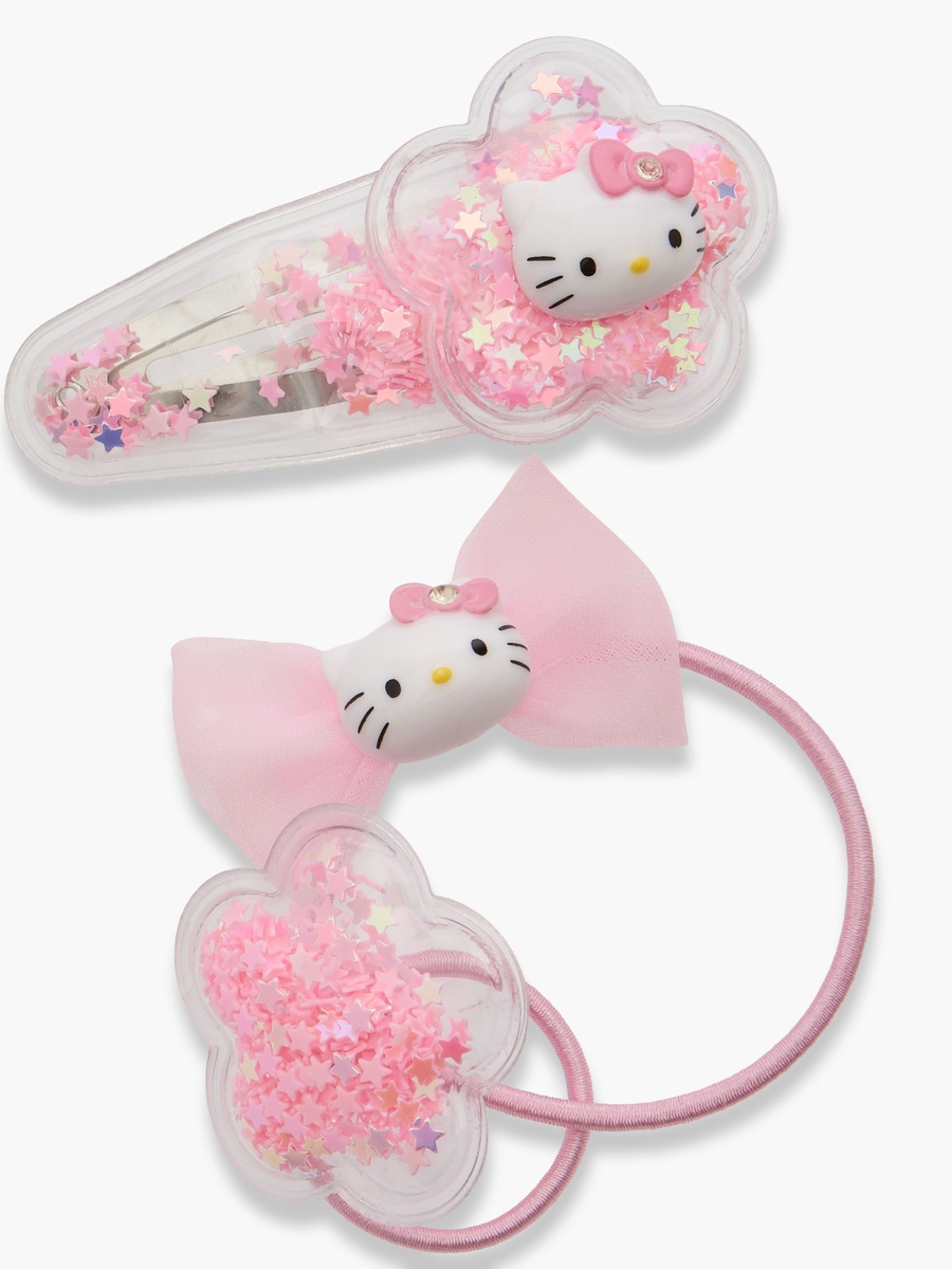 Set of 2 Hello Kitty Hair Accessory with Embellishment