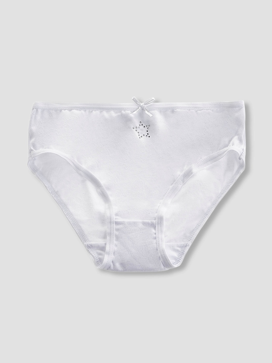 Pack of 7 Cotton Briefs with Embellished Design