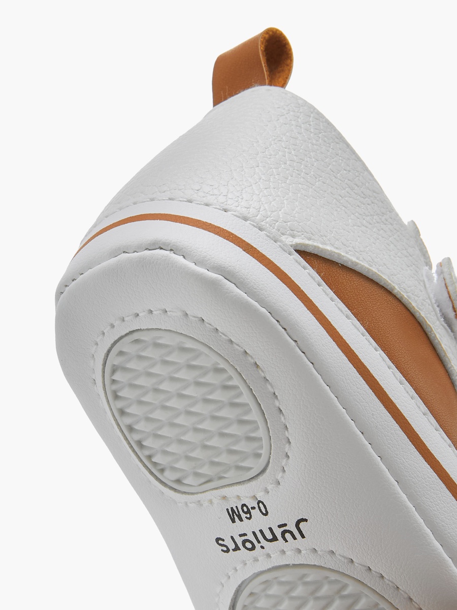 Panelled Design Booties with Hook and Loop Closure