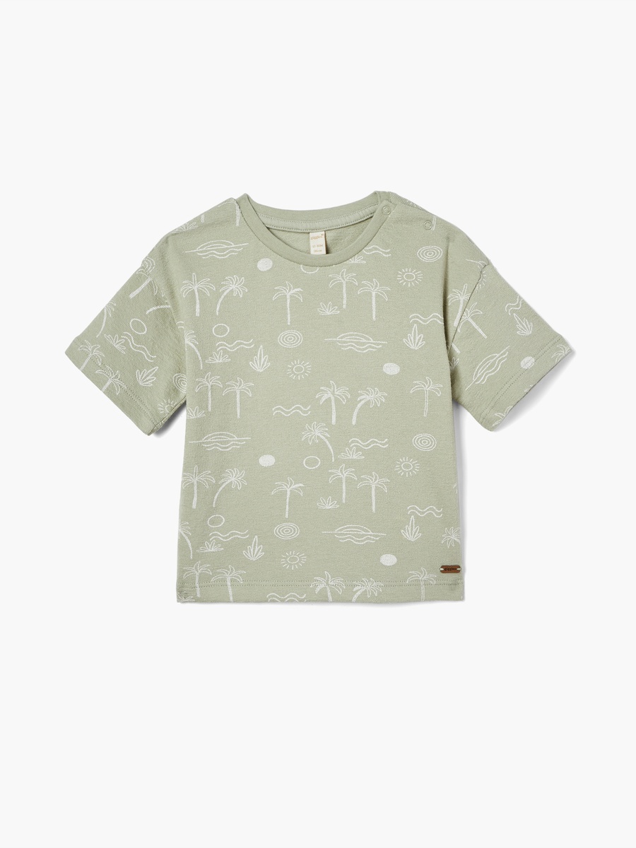 Printed T-Shirt with Short Sleeves