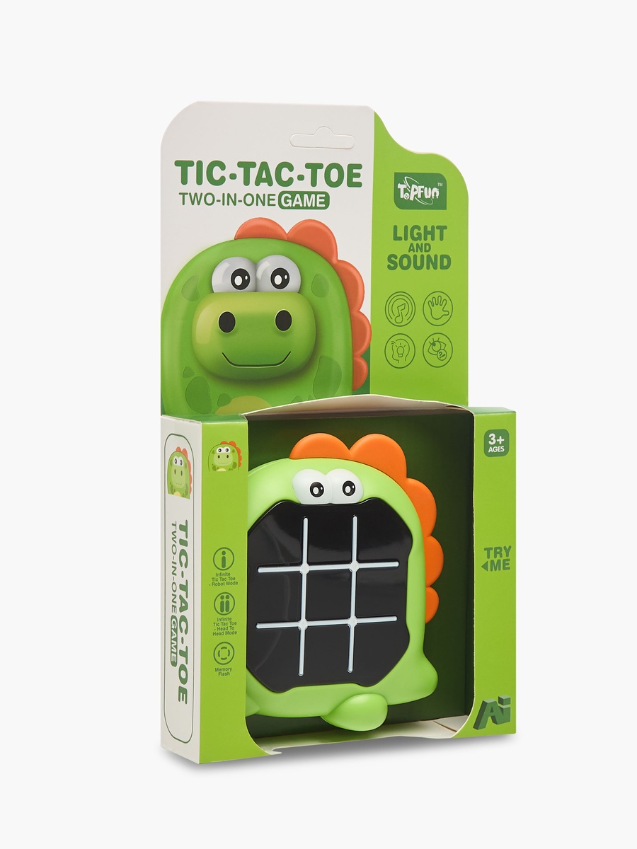 Dinosaur 2-in-1 Tic-Tac-Toe Game