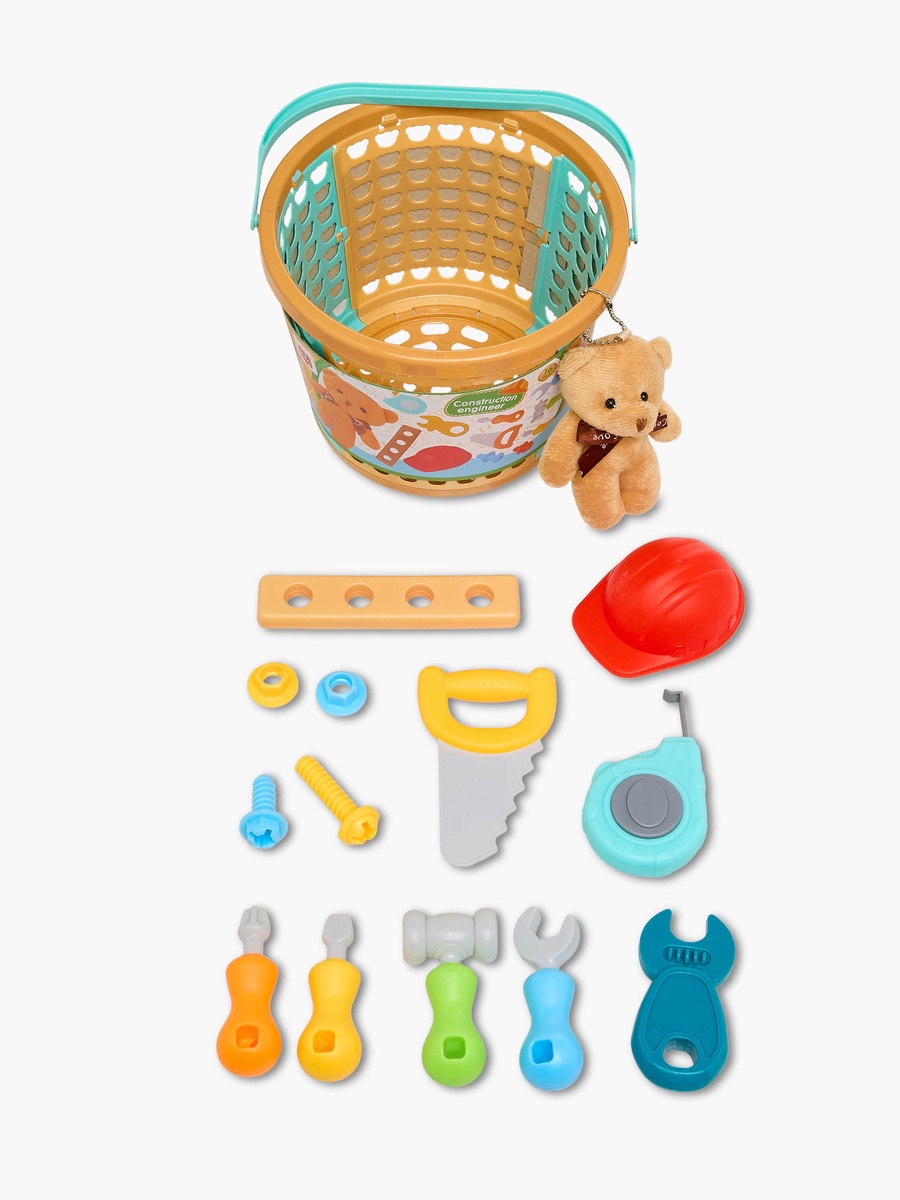 Nordic Color 16-Piece Construction Engineer Playset