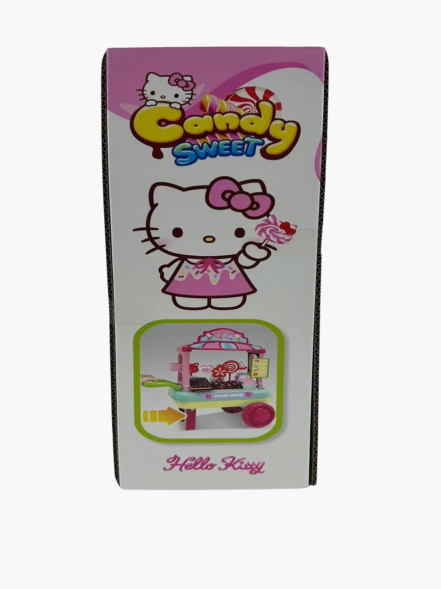 Hello Kitty 30-Piece Sweet Candy Cart Playset