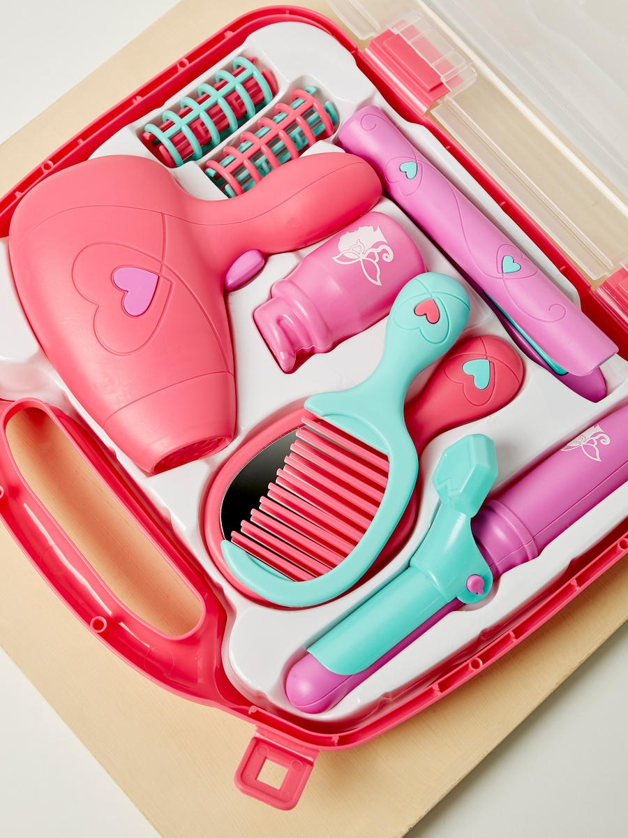 11-Piece Hair Stylist Carry Case Playset