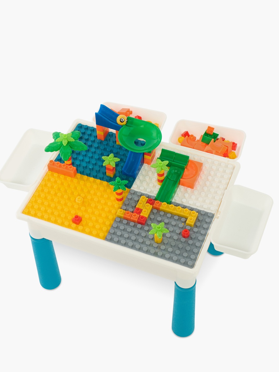 Building Block Table with Chair and 108 Blocks