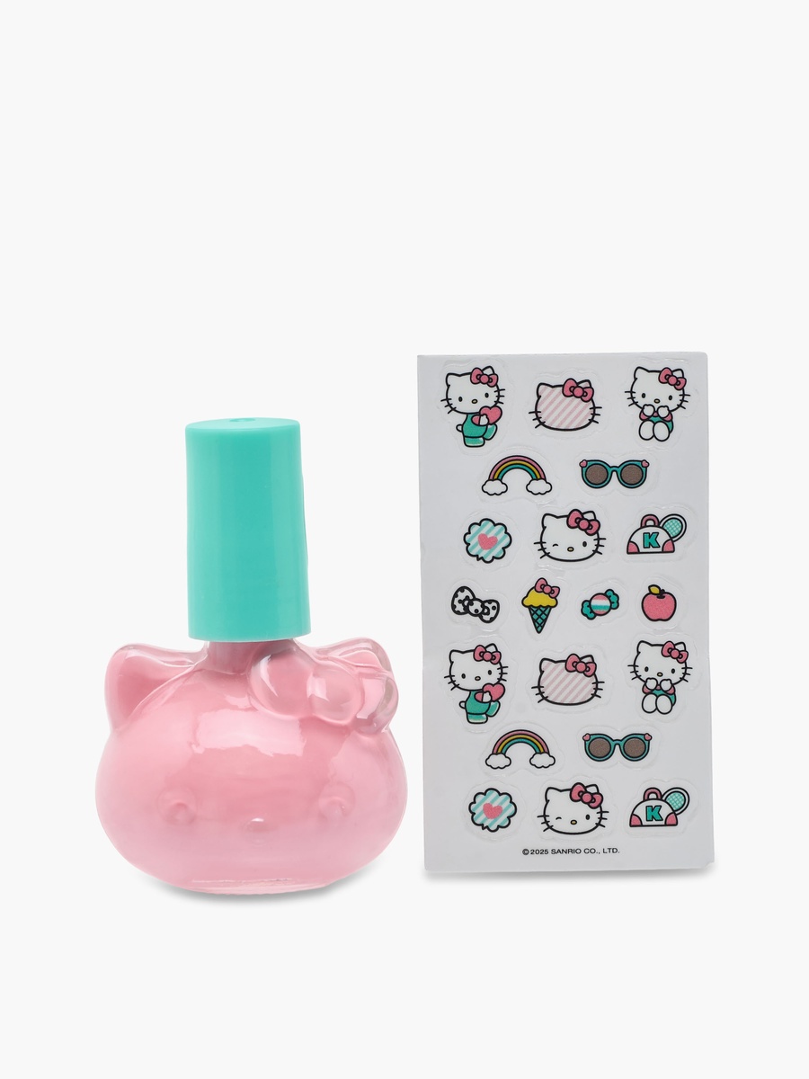 Hello Kitty Nail Polish and Sticker Set