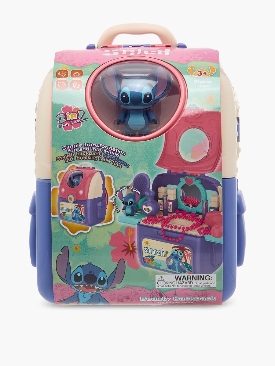 Stitch Print Vanity Backpack Playset