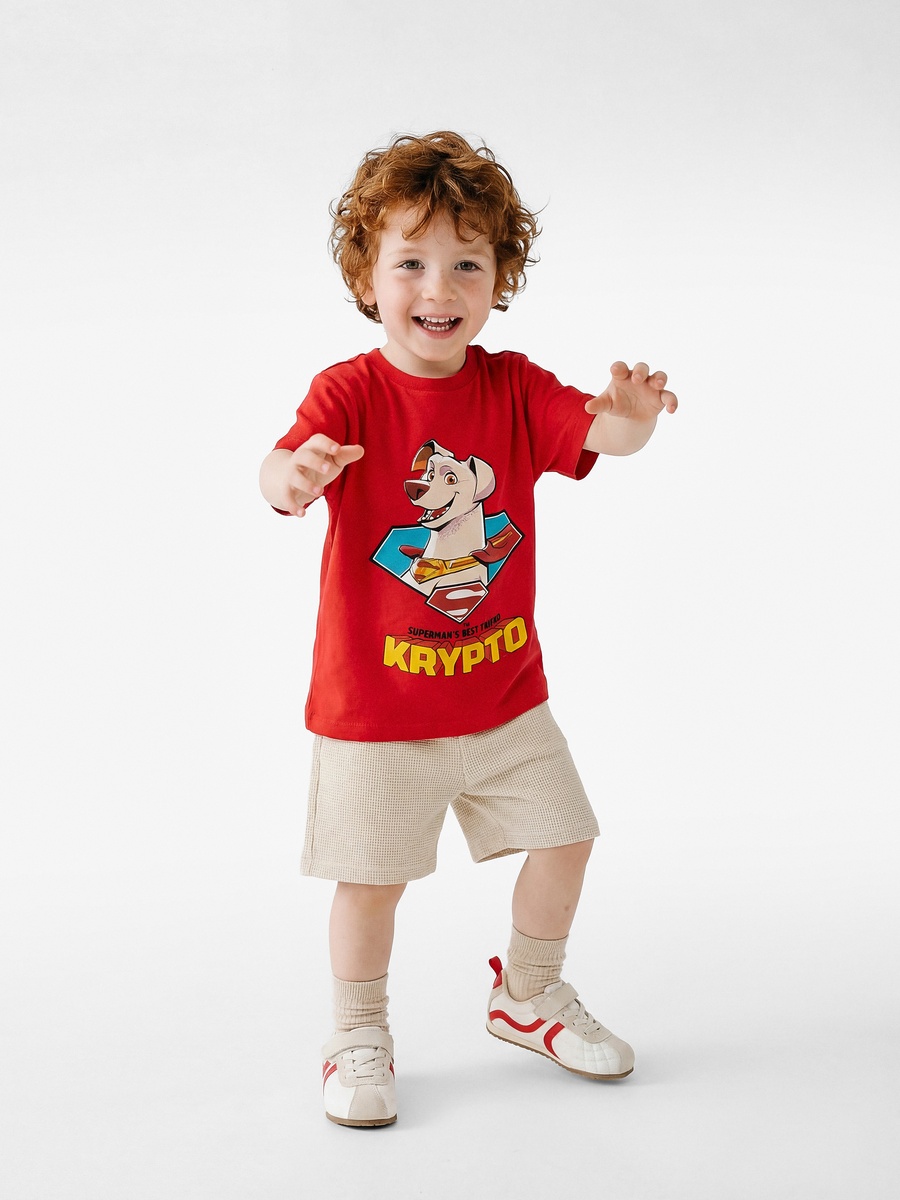 Solid Shorts with Elastic Waist